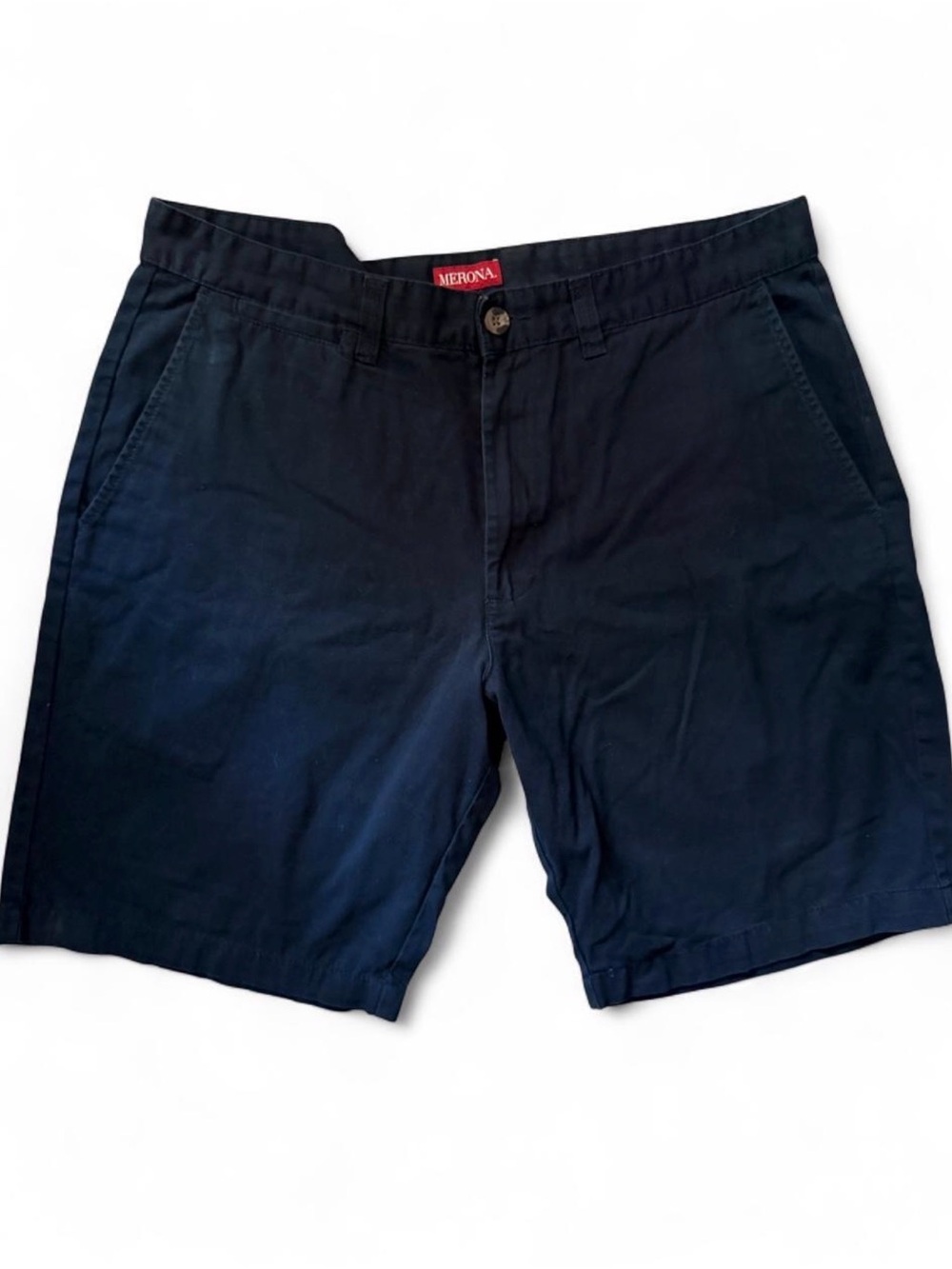 Merona Men’s Navy Blue Chino Shorts Size 36